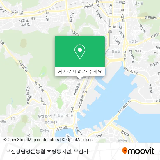 부산경남양돈농협 초량동지점 지도