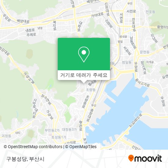 구봉성당 지도