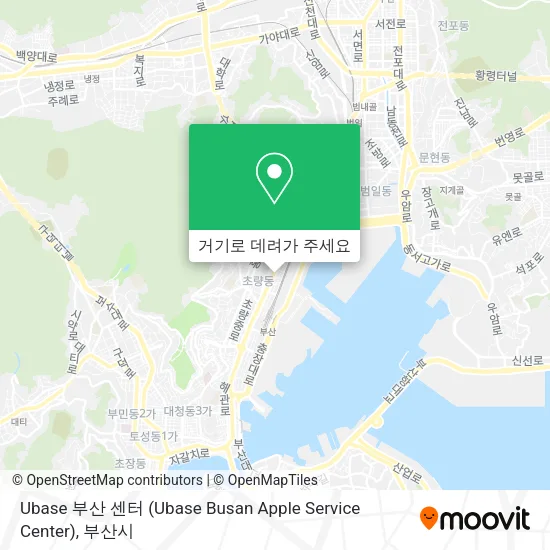 Ubase 부산 센터 (Ubase Busan Apple Service Center) 지도