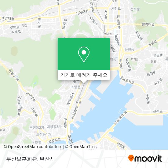 부산보훈회관 지도