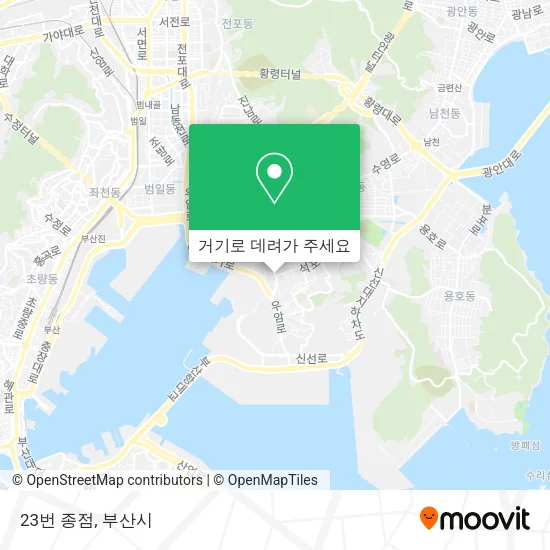23번 종점 지도