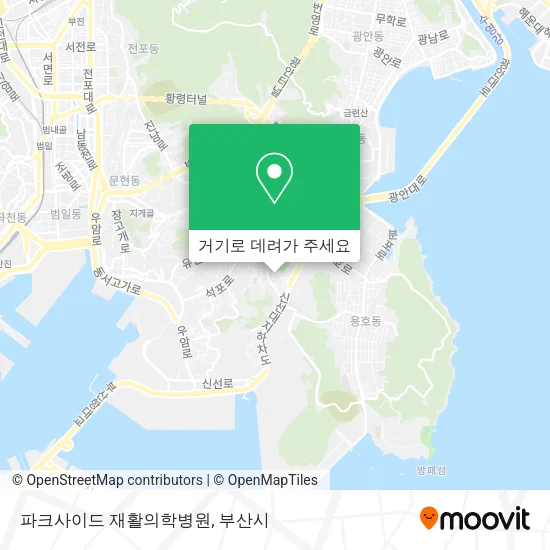 파크사이드 재활의학병원 지도