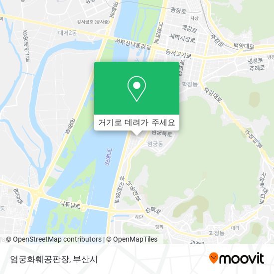 엄궁화훼공판장 지도