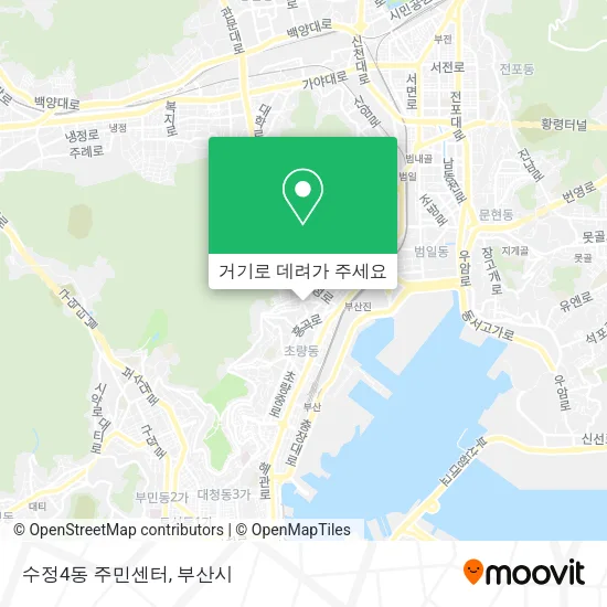 수정4동 주민센터 지도