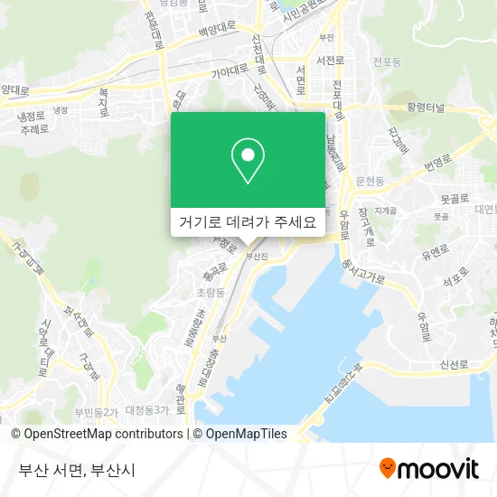 부산 서면 지도