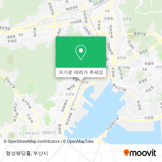 협성웨딩홀 지도