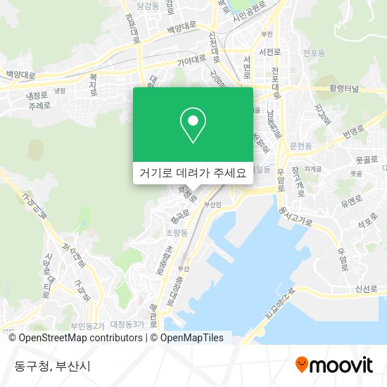 동구청 지도