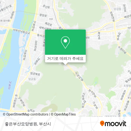 좋은부산요양병원 지도