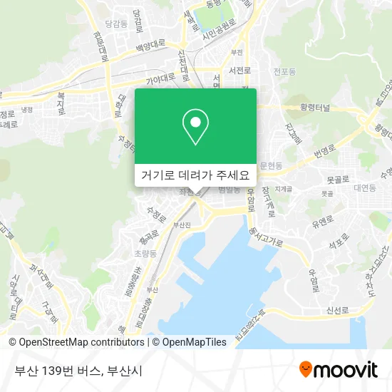 부산 139번 버스 지도