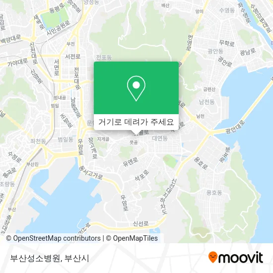 부산성소병원 지도