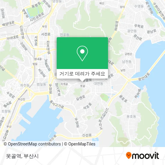못골역 지도