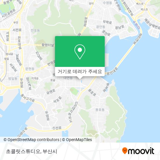 초콜릿스튜디오 지도