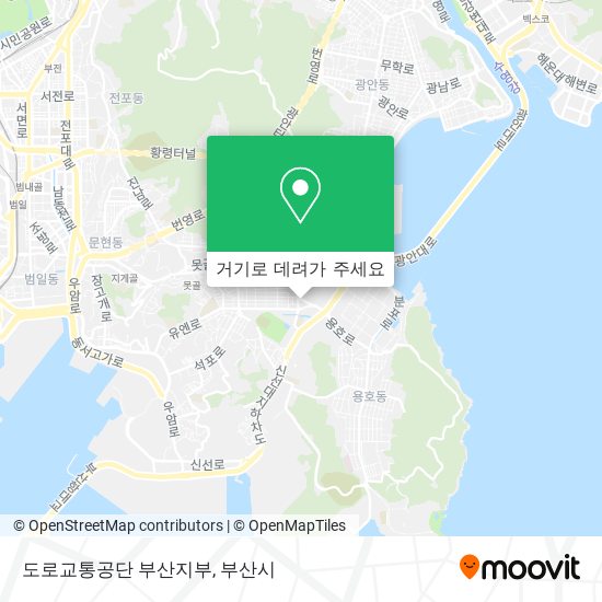 도로교통공단 부산지부 지도
