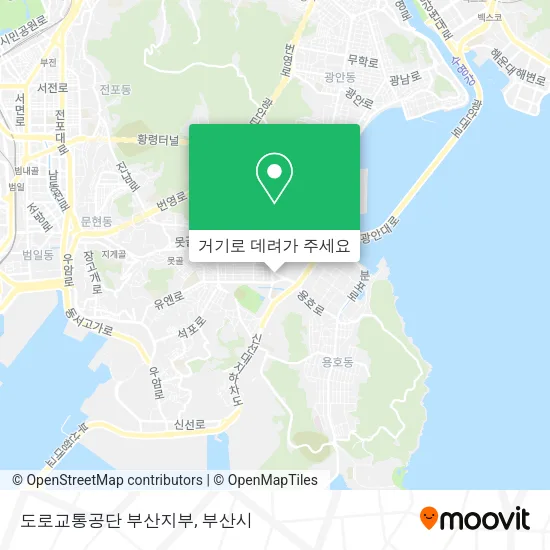 도로교통공단 부산지부 지도