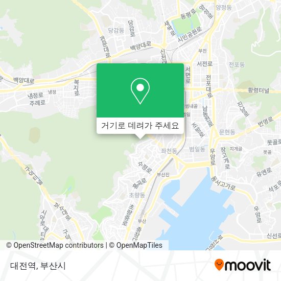 대전역 지도