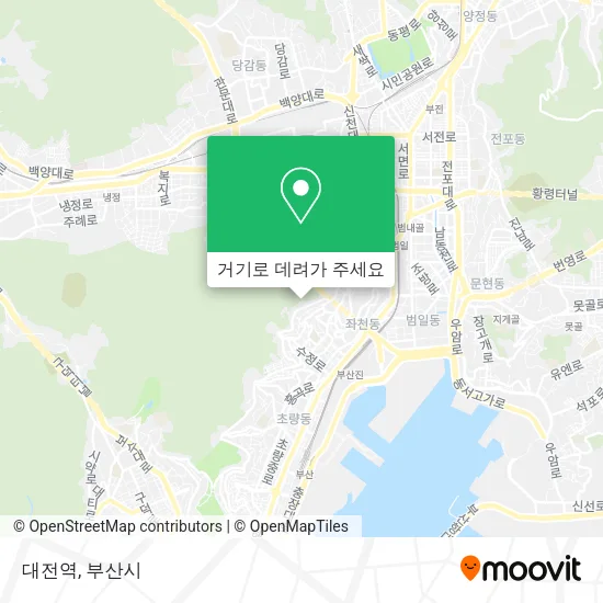 대전역 지도