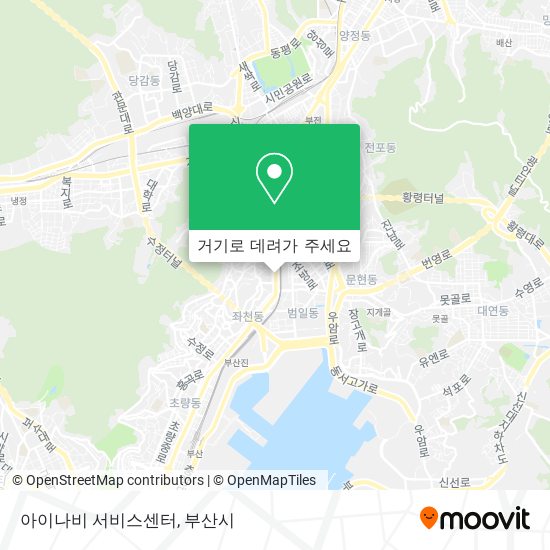 아이나비 서비스센터 지도