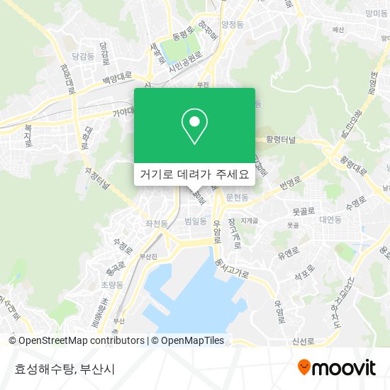 효성해수탕 지도