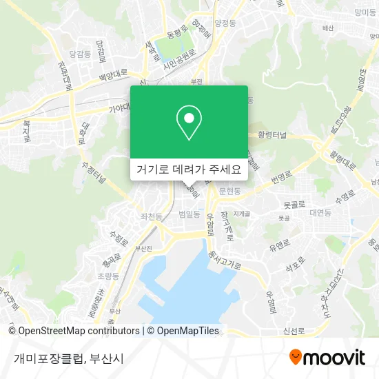 개미포장클럽 지도