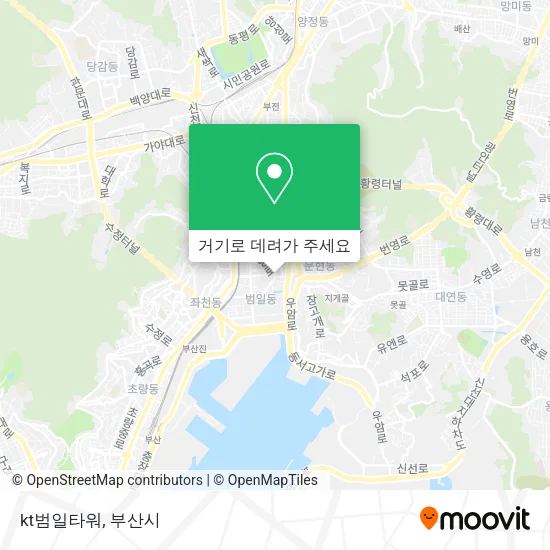 kt범일타워 지도