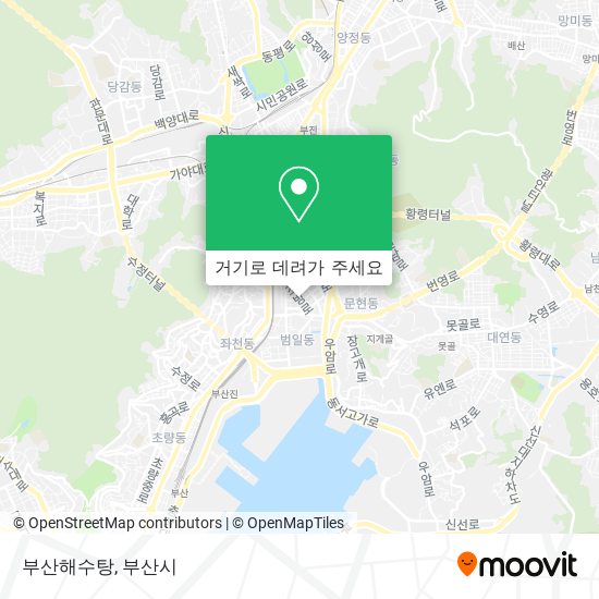 부산해수탕 지도