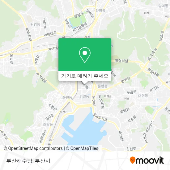 부산해수탕 지도