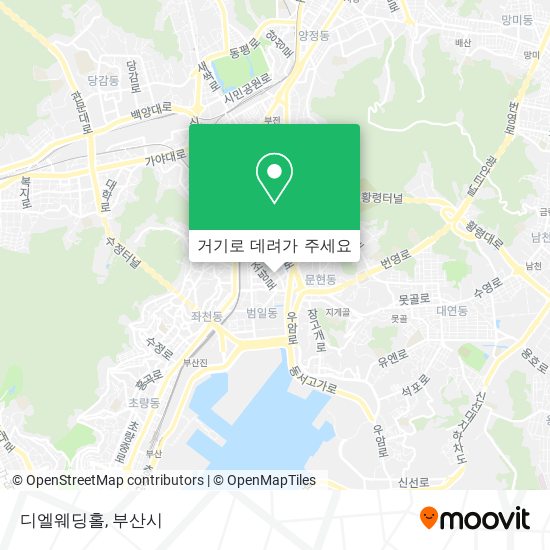 디엘웨딩홀 지도