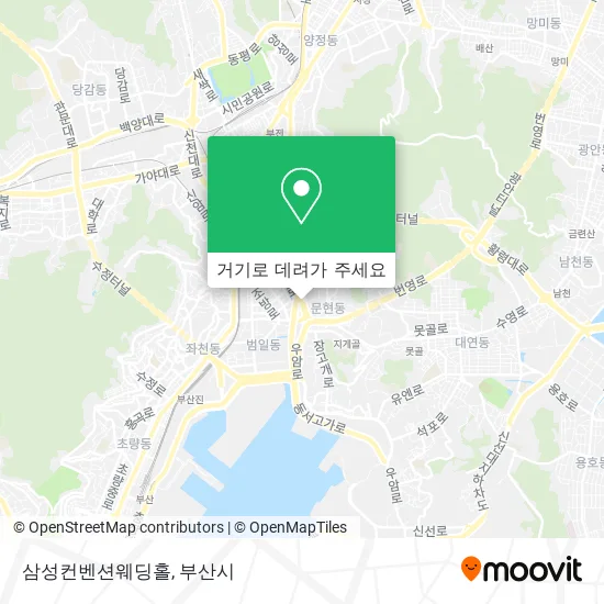 삼성컨벤션웨딩홀 지도