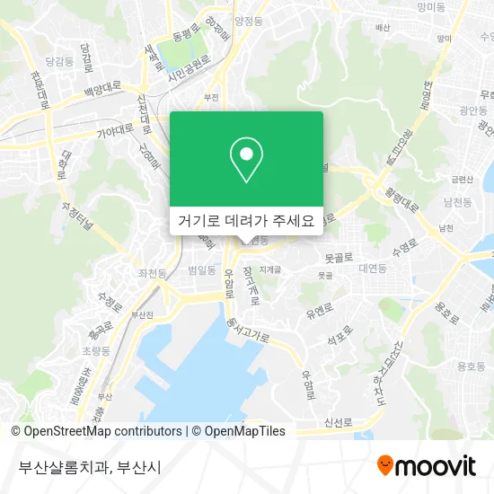 부산샬롬치과 지도