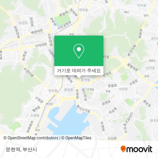 문현역 지도