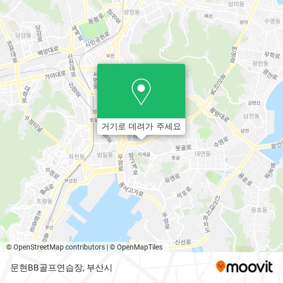 문현BB골프연습장 지도