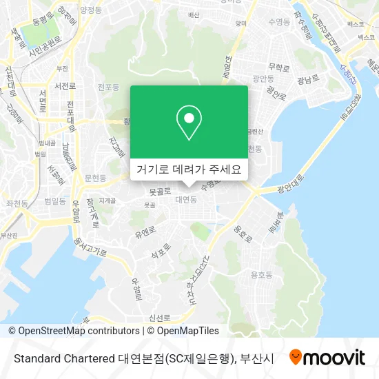 Standard Chartered 대연본점(SC제일은행) 지도