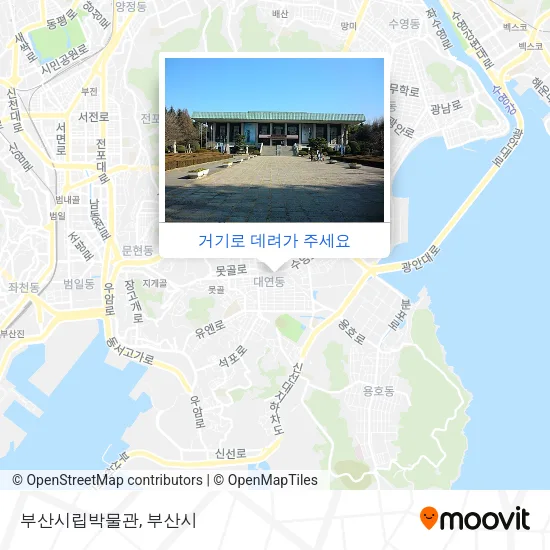 부산시립박물관 지도