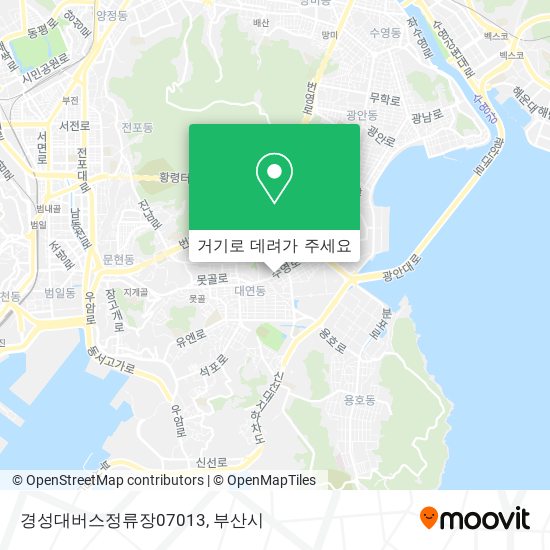 경성대버스정류장07013 지도