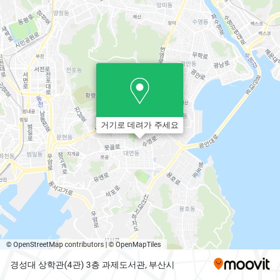 경성대 상학관(4관) 3층 과제도서관 지도