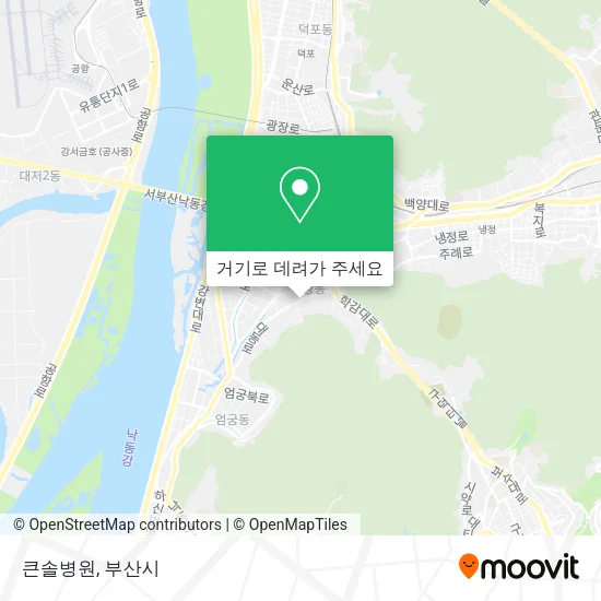 큰솔병원 지도