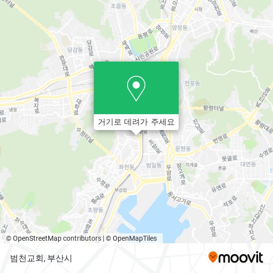 범천교회 지도