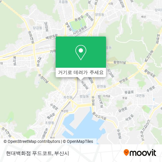 현대백화점 푸드코트 지도