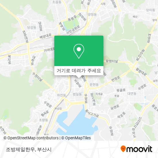 조방제일한우 지도