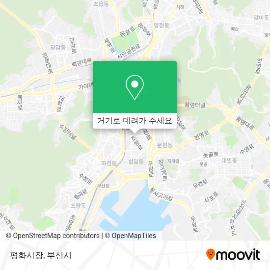 평화시장 지도