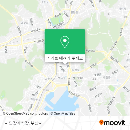 시민장례식장 지도