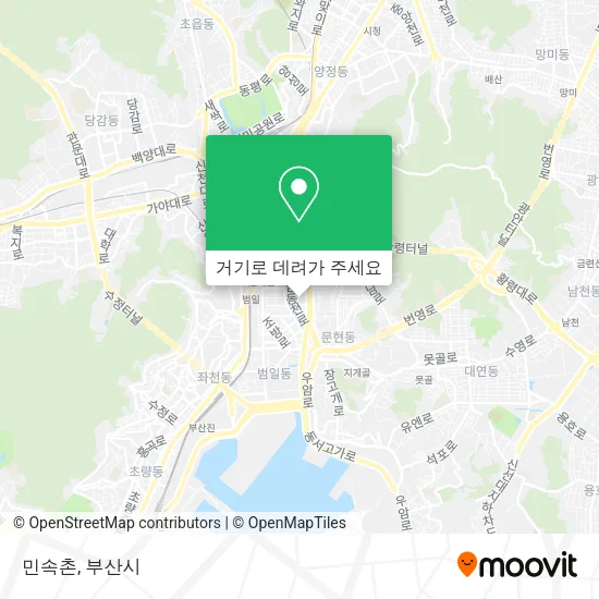 민속촌 지도