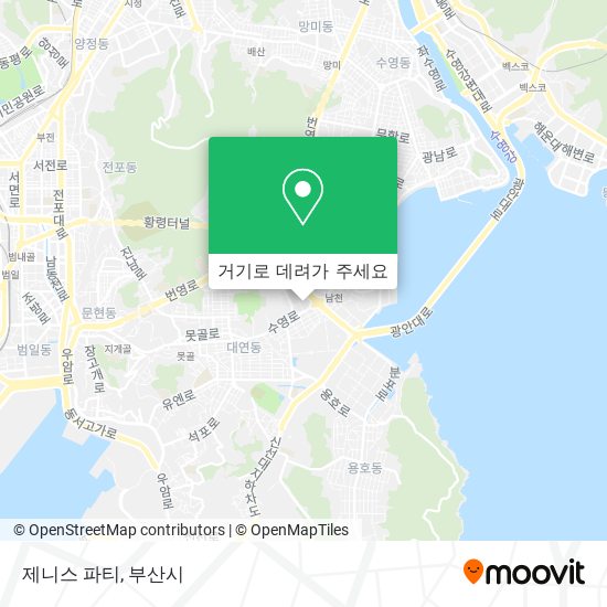 제니스 파티 지도