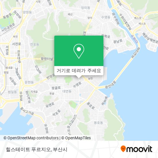 힐스테이트 푸르지오 지도