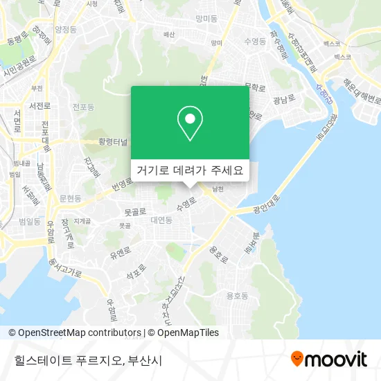 힐스테이트 푸르지오 지도