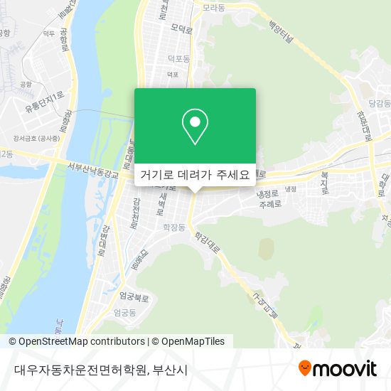 대우자동차운전면허학원 지도