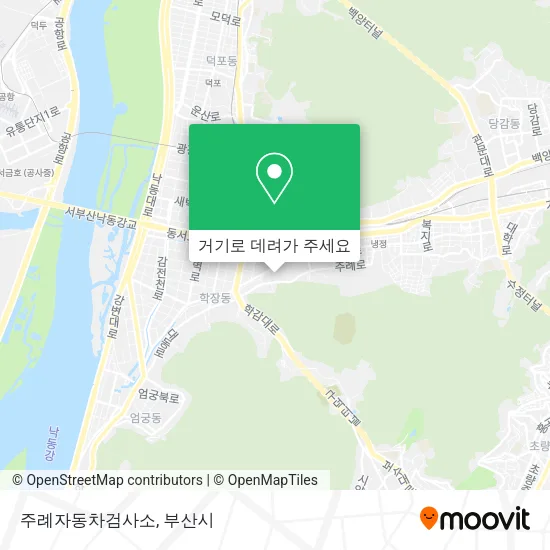 주례자동차검사소 지도