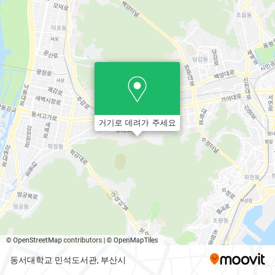 동서대학교 민석도서관 지도