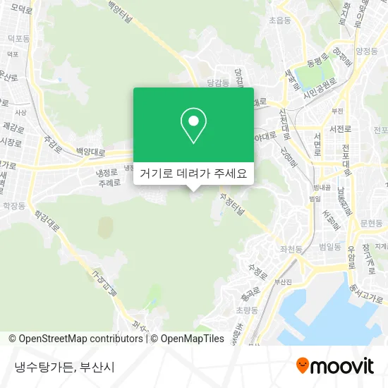 냉수탕가든 지도