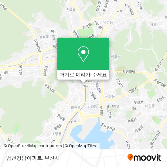 범천경남아파트 지도